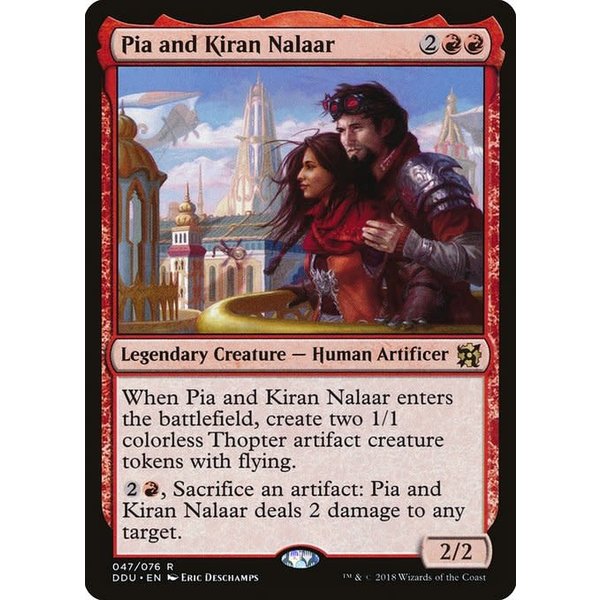 Magic: The Gathering Pia and Kiran Nalaar (047) Moderately Played