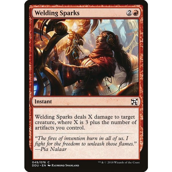 Magic: The Gathering Welding Sparks (049) Lightly Played