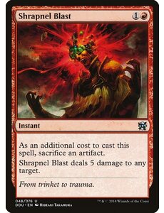 Magic: The Gathering Shrapnel Blast (048) Moderately Played