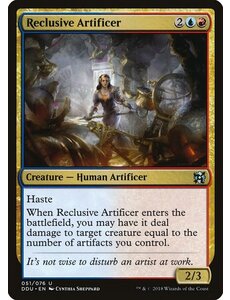 Magic: The Gathering Reclusive Artificer (051) Moderately Played