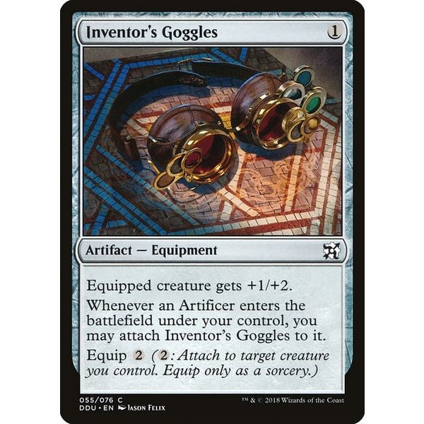 Magic: The Gathering Inventor's Goggles (055) Moderately Played
