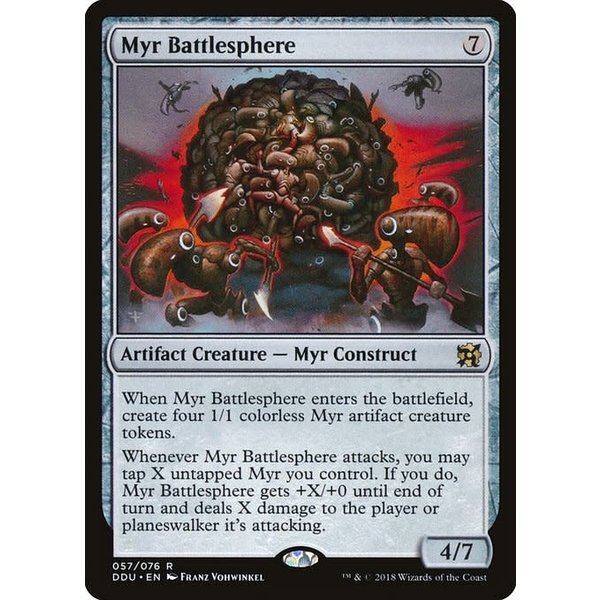 Magic: The Gathering Myr Battlesphere (057) Lightly Played