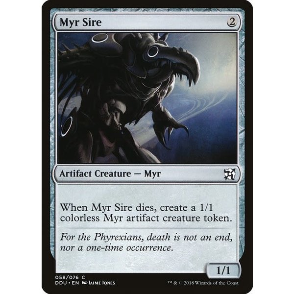 Magic: The Gathering Myr Sire (058) Lightly Played