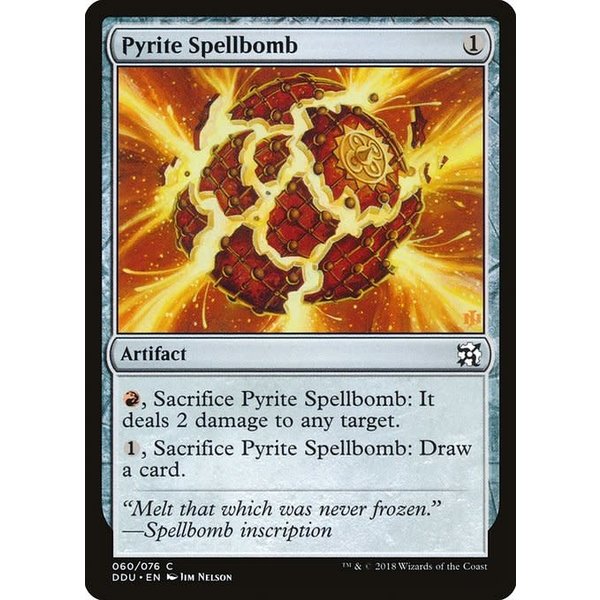 Magic: The Gathering Pyrite Spellbomb (060) Moderately Played