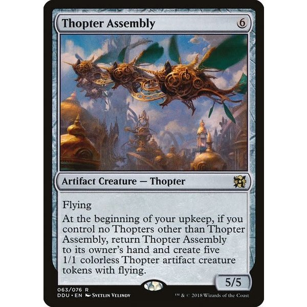 Magic: The Gathering Thopter Assembly (063) Lightly Played