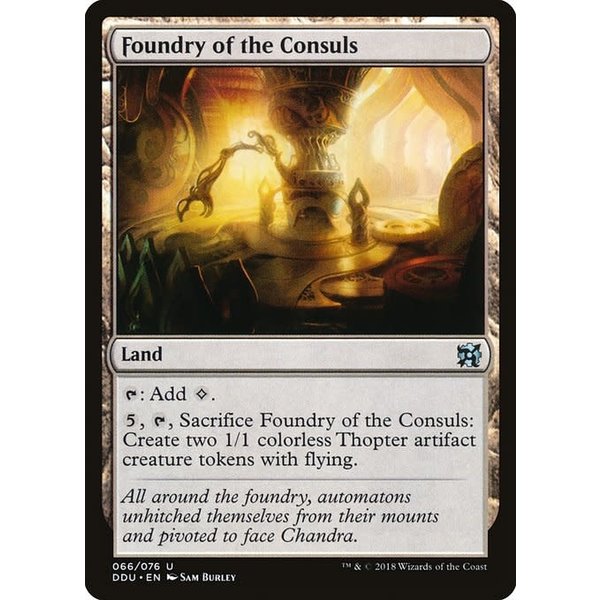 Magic: The Gathering Foundry of the Consuls (066) Lightly Played