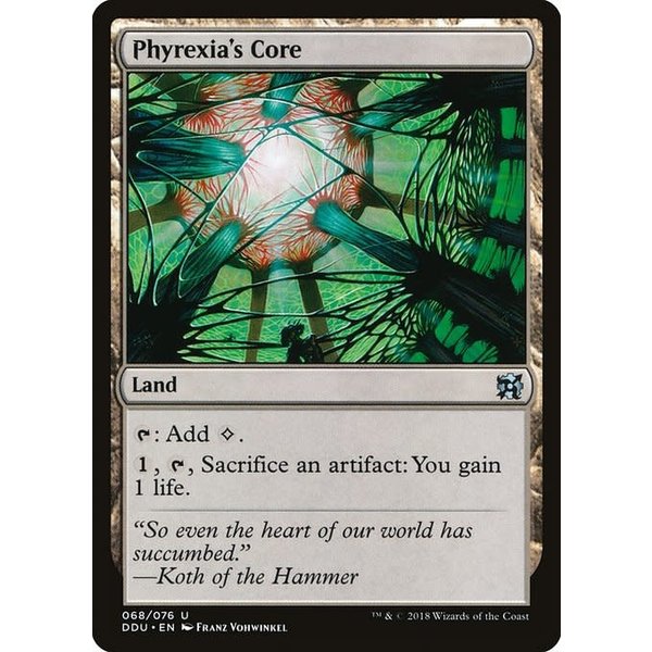 Magic: The Gathering Phyrexia's Core (068) Heavily Played