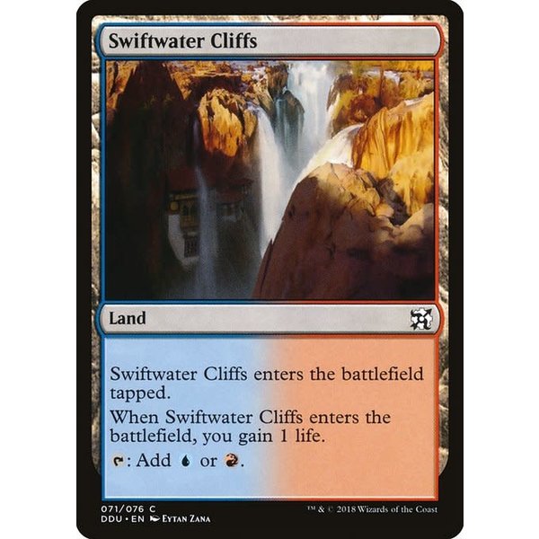 Magic: The Gathering Swiftwater Cliffs (071) Moderately Played