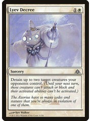 Magic: The Gathering Lyev Decree (003) Moderately Played