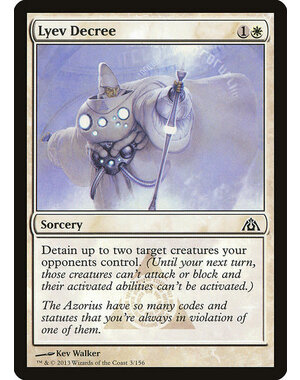 Magic: The Gathering Lyev Decree (003) Moderately Played
