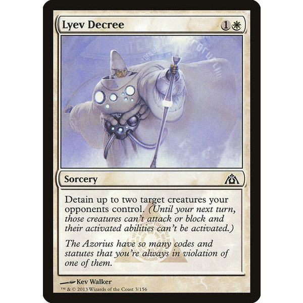 Magic: The Gathering Lyev Decree (003) Moderately Played