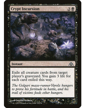 Magic: The Gathering Crypt Incursion (023) Lightly Played