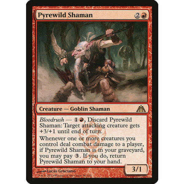 Magic: The Gathering Pyrewild Shaman (036) Lightly Played