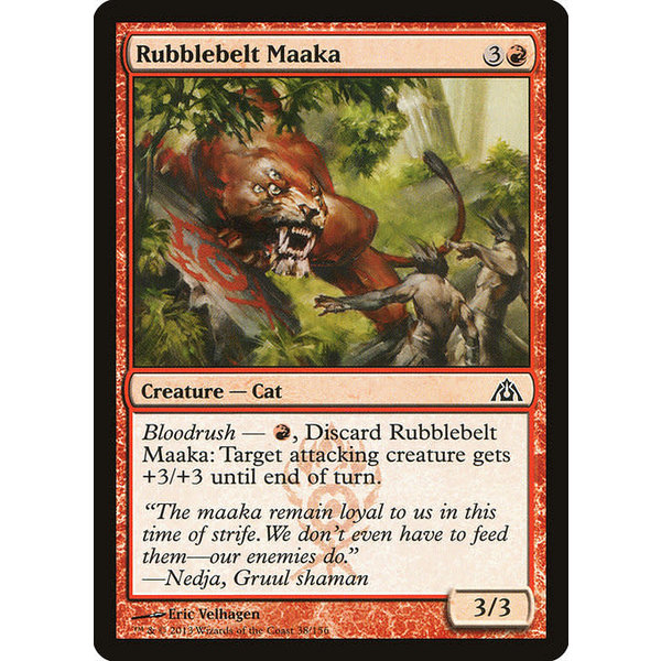 Magic: The Gathering Rubblebelt Maaka (038) Lightly Played