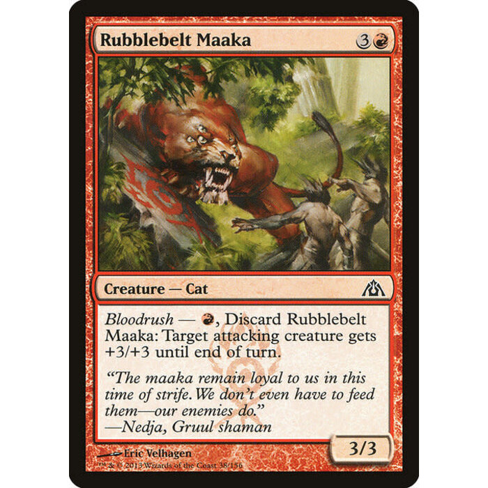 Magic: The Gathering Rubblebelt Maaka (038) Lightly Played