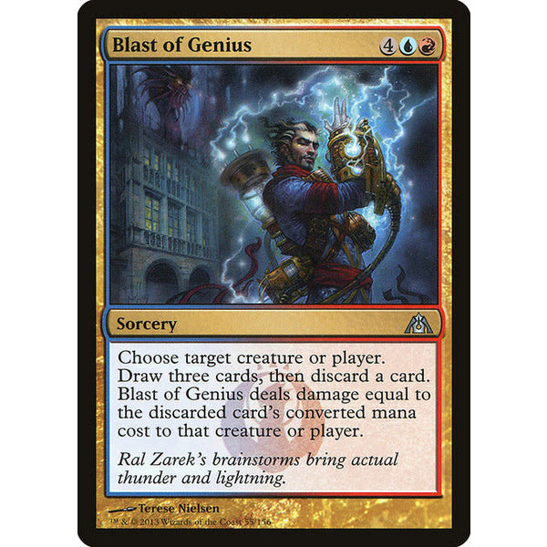 Magic: The Gathering Blast of Genius (055) Lightly Played
