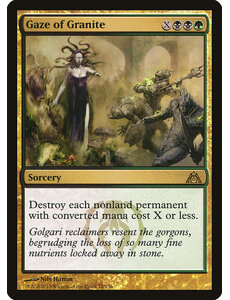 Magic: The Gathering Gaze of Granite (072) Moderately Played
