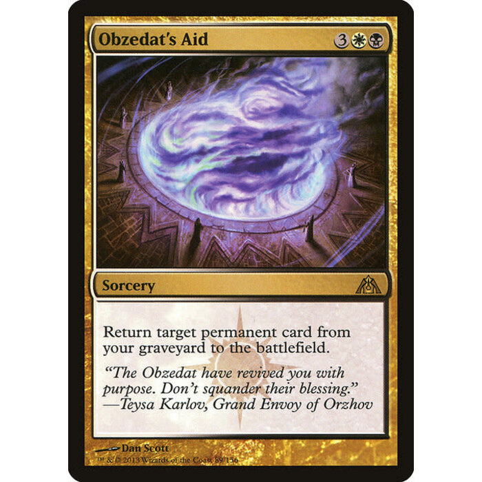 Magic: The Gathering Obzedat's Aid (089) Lightly Played