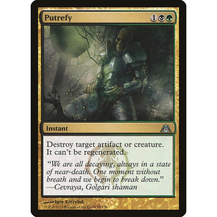 Magic: The Gathering Putrefy (093) Lightly Played