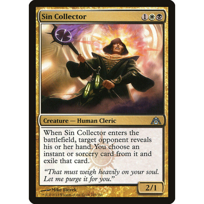 Magic: The Gathering Sin Collector (103) Lightly Played