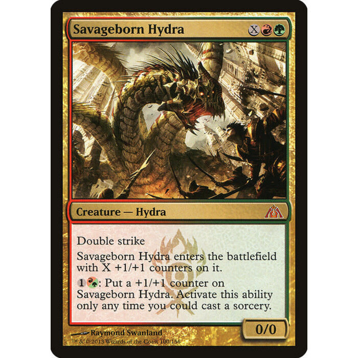 Magic: The Gathering Savageborn Hydra (100) Moderately Played