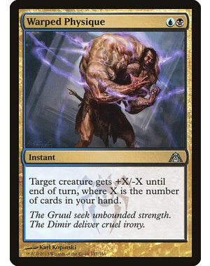 Magic: The Gathering Warped Physique (117) Lightly Played Foil