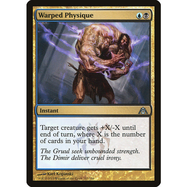 Magic: The Gathering Warped Physique (117) Lightly Played Foil