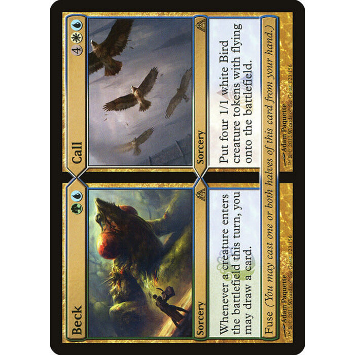 Magic: The Gathering Beck // Call (123) Lightly Played