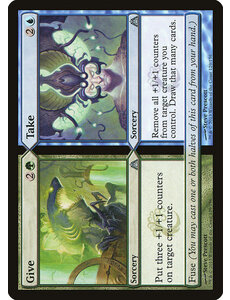 Magic: The Gathering Give // Take (129) Lightly Played
