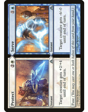 Magic: The Gathering Protect // Serve (131) Lightly Played Foil