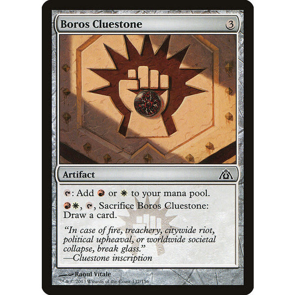 Magic: The Gathering Boros Cluestone (137) Near Mint
