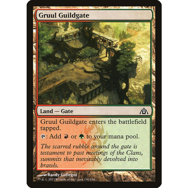 Magic: The Gathering Gruul Guildgate (150) Lightly Played