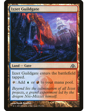 Magic: The Gathering Izzet Guildgate (151) Damaged