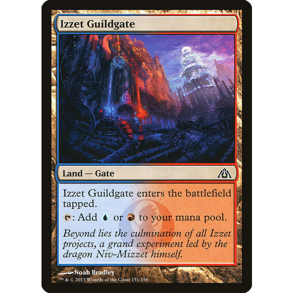 Magic: The Gathering Izzet Guildgate (151) Damaged