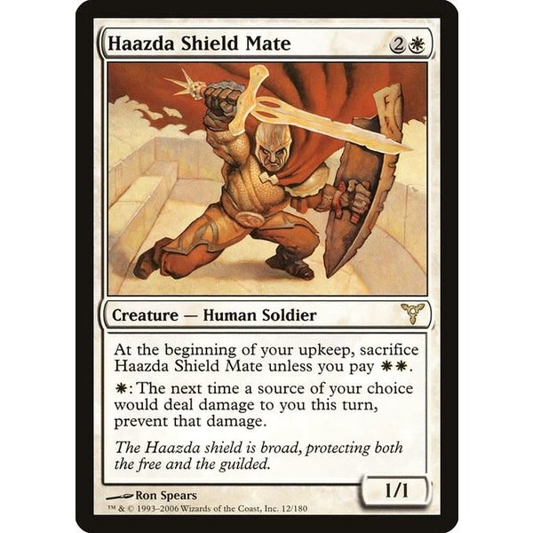Magic: The Gathering Haazda Shield Mate (012) Moderately Played