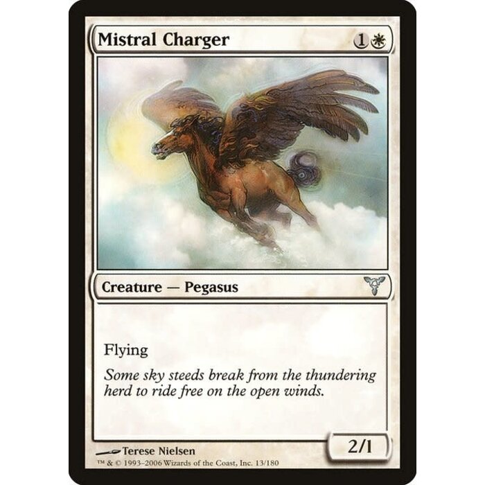 Magic: The Gathering Mistral Charger (013) Moderately Played