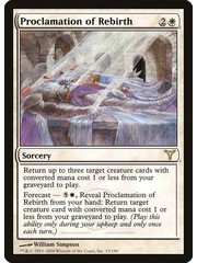 Magic: The Gathering Proclamation of Rebirth (015) Lightly Played