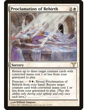 Magic: The Gathering Proclamation of Rebirth (015) Lightly Played