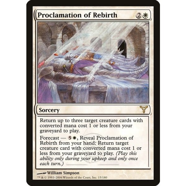 Magic: The Gathering Proclamation of Rebirth (015) Lightly Played