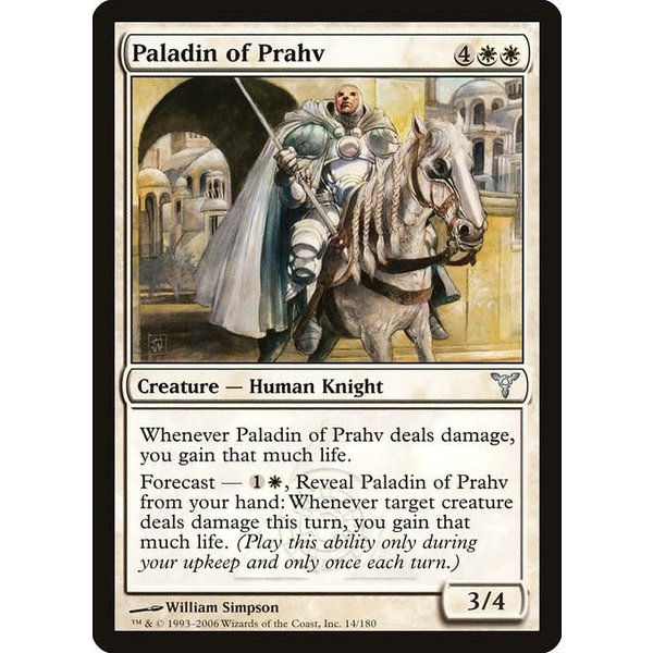 Magic: The Gathering Paladin of Prahv (014) Moderately Played