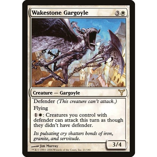 Magic: The Gathering Wakestone Gargoyle (021) Moderately Played