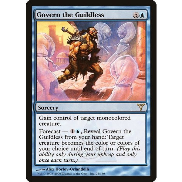 Magic: The Gathering Govern the Guildless (025) Moderately Played Foil