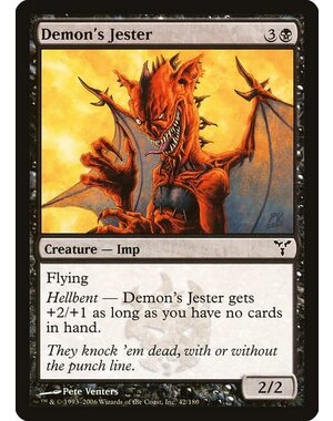 Magic: The Gathering Demon's Jester (042) Moderately Played