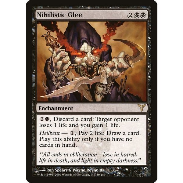 Magic: The Gathering Nihilistic Glee (050) Moderately Played