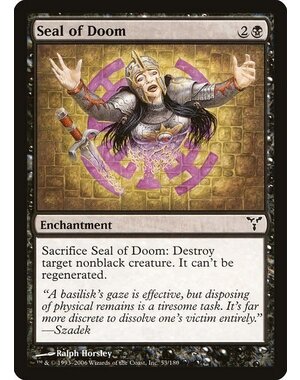 Magic: The Gathering Seal of Doom (053) Moderately Played