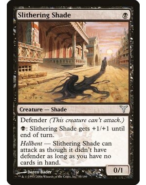 Magic: The Gathering Slithering Shade (055) Moderately Played