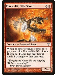 Magic: The Gathering Flame-Kin War Scout (061) Moderately Played