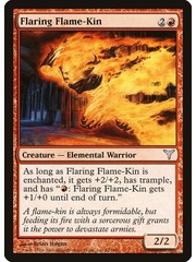 Magic: The Gathering Flaring Flame-Kin (062) Moderately Played