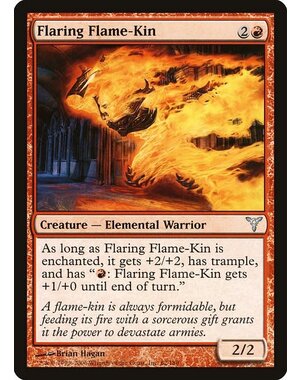 Magic: The Gathering Flaring Flame-Kin (062) Moderately Played