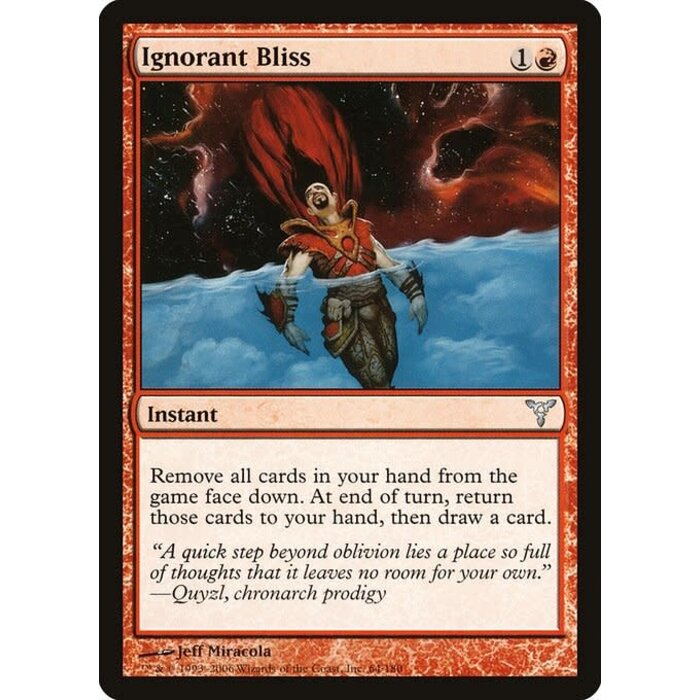 Magic: The Gathering Ignorant Bliss (064) Moderately Played